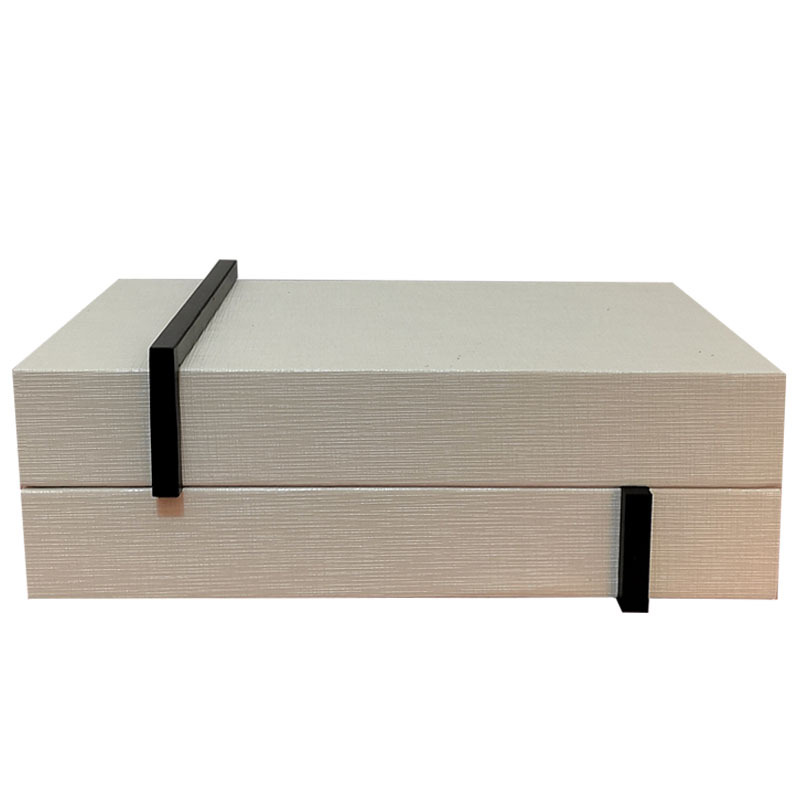 Белая квадратная декоративная коробка LaLume DK_FB-PG2017B