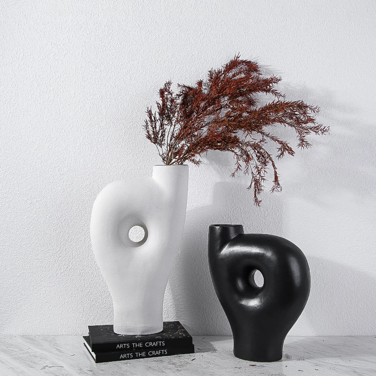 Ваза с изогнутым горлышком LaLume DK_FA-D21017B