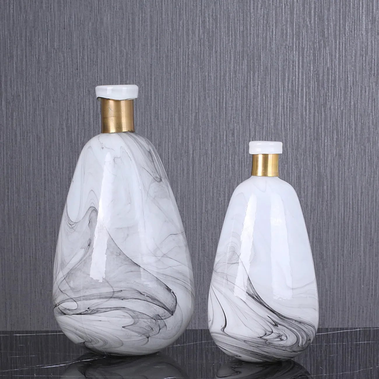 Современная Ваза мраморная LaLume DK_FB-ZS1809A H35.5 Современная Ваза мраморная LaLume DK_FB-ZS1809A H35.5