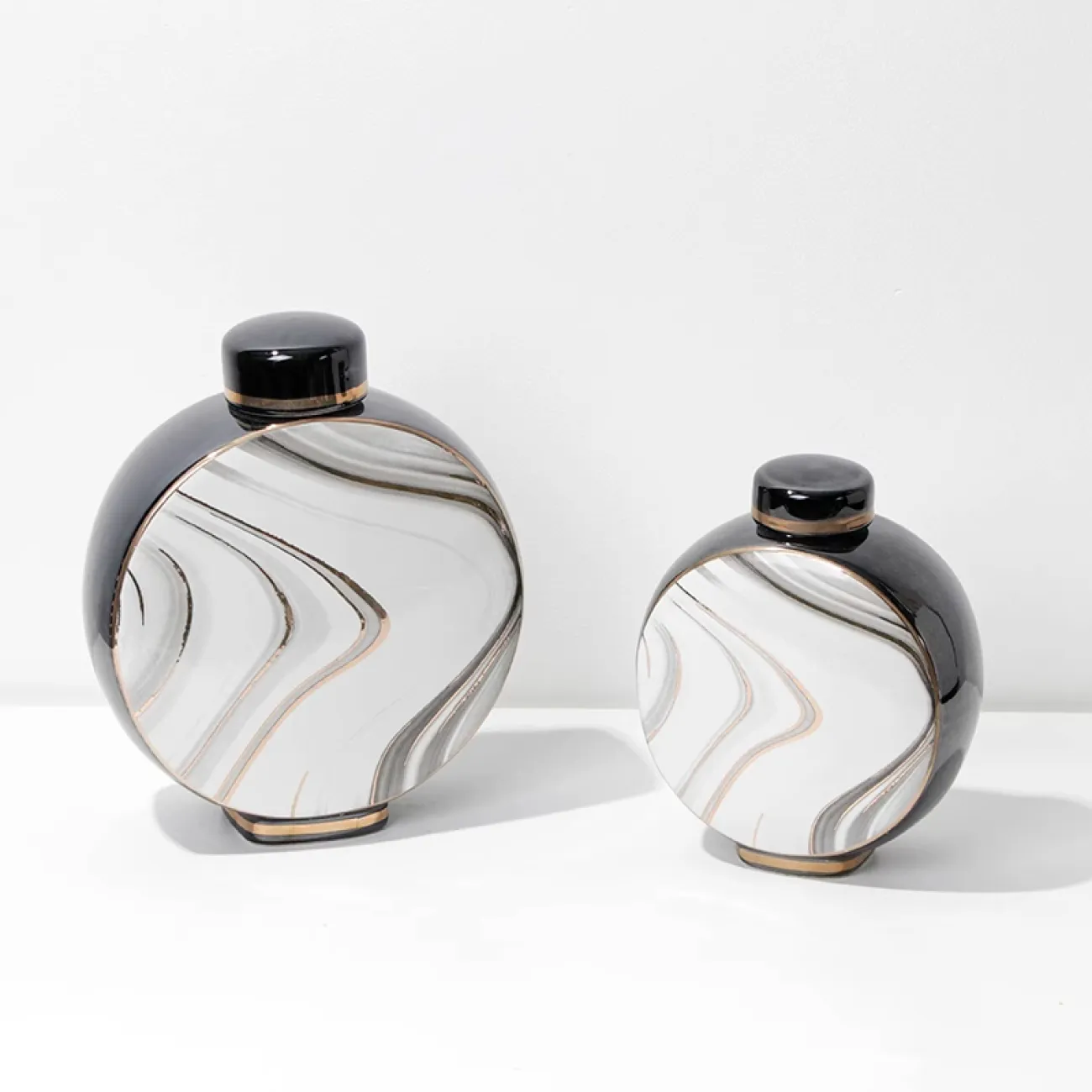 Ваза «Фляга» LaLume DK_601914 H19.5 Ваза «Фляга» LaLume DK_601914 H19.5