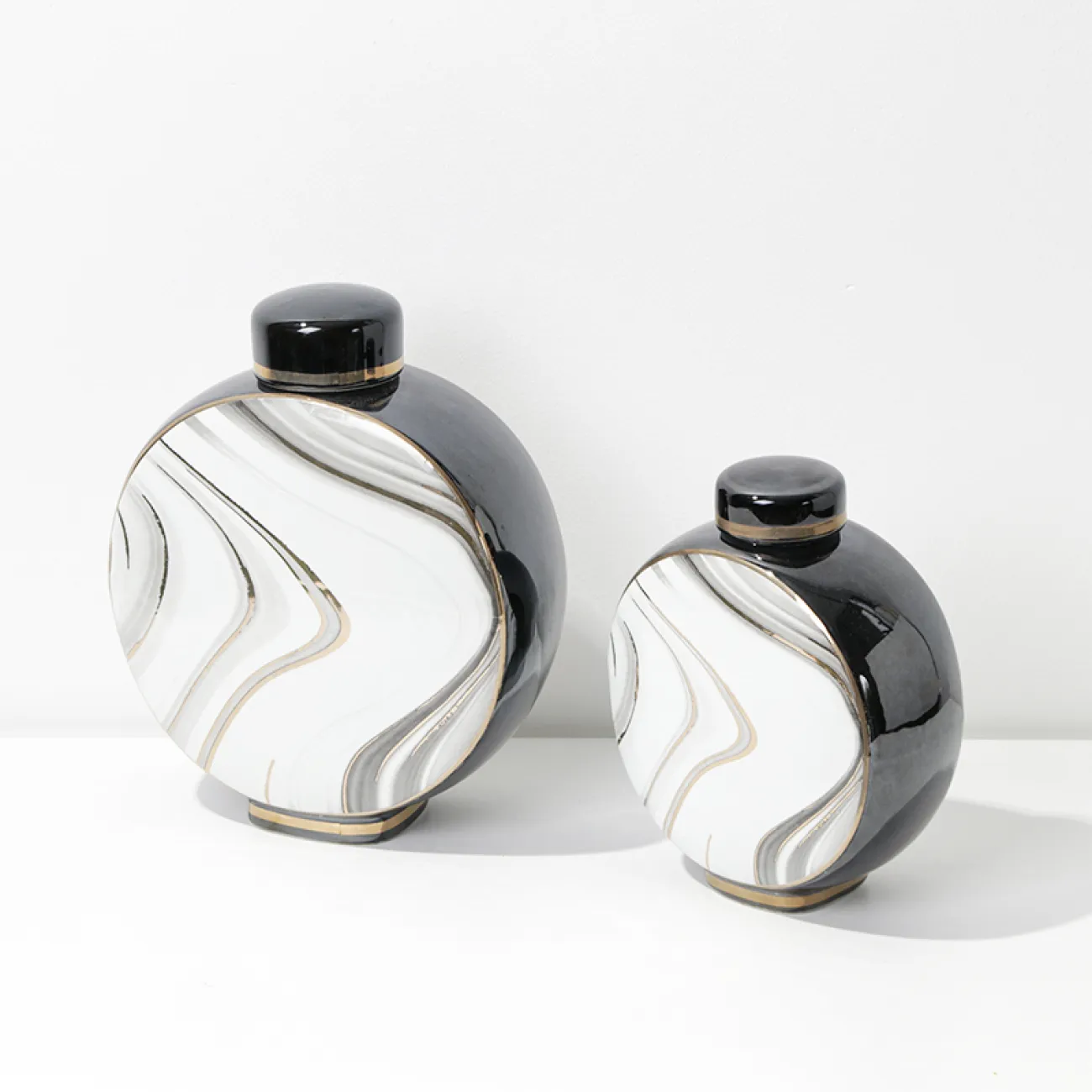 Ваза «Фляга» LaLume DK_601914 H19.5 Ваза «Фляга» LaLume DK_601914 H19.5