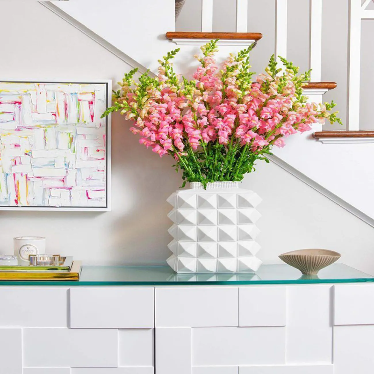 Ваза «Нежность» керамика LaLume DK_300170 Ваза «Нежность» керамика LaLume DK_300170