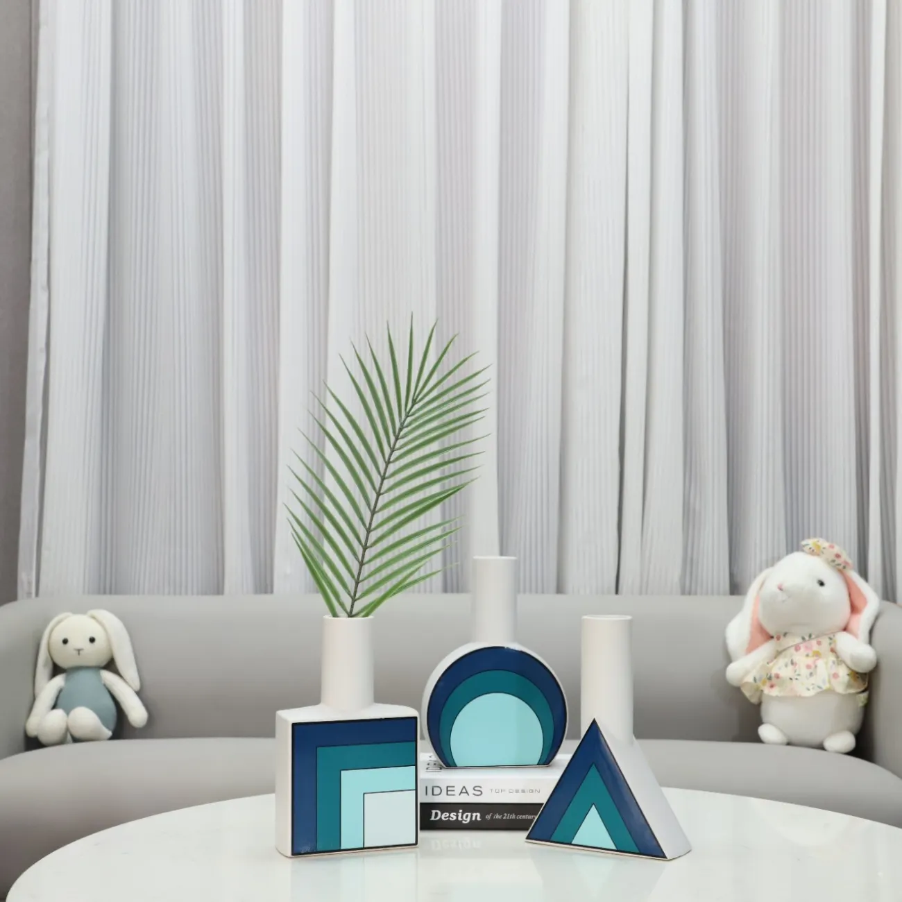 Ваза «Геометрия» LaLume DK_604601 Полукруг