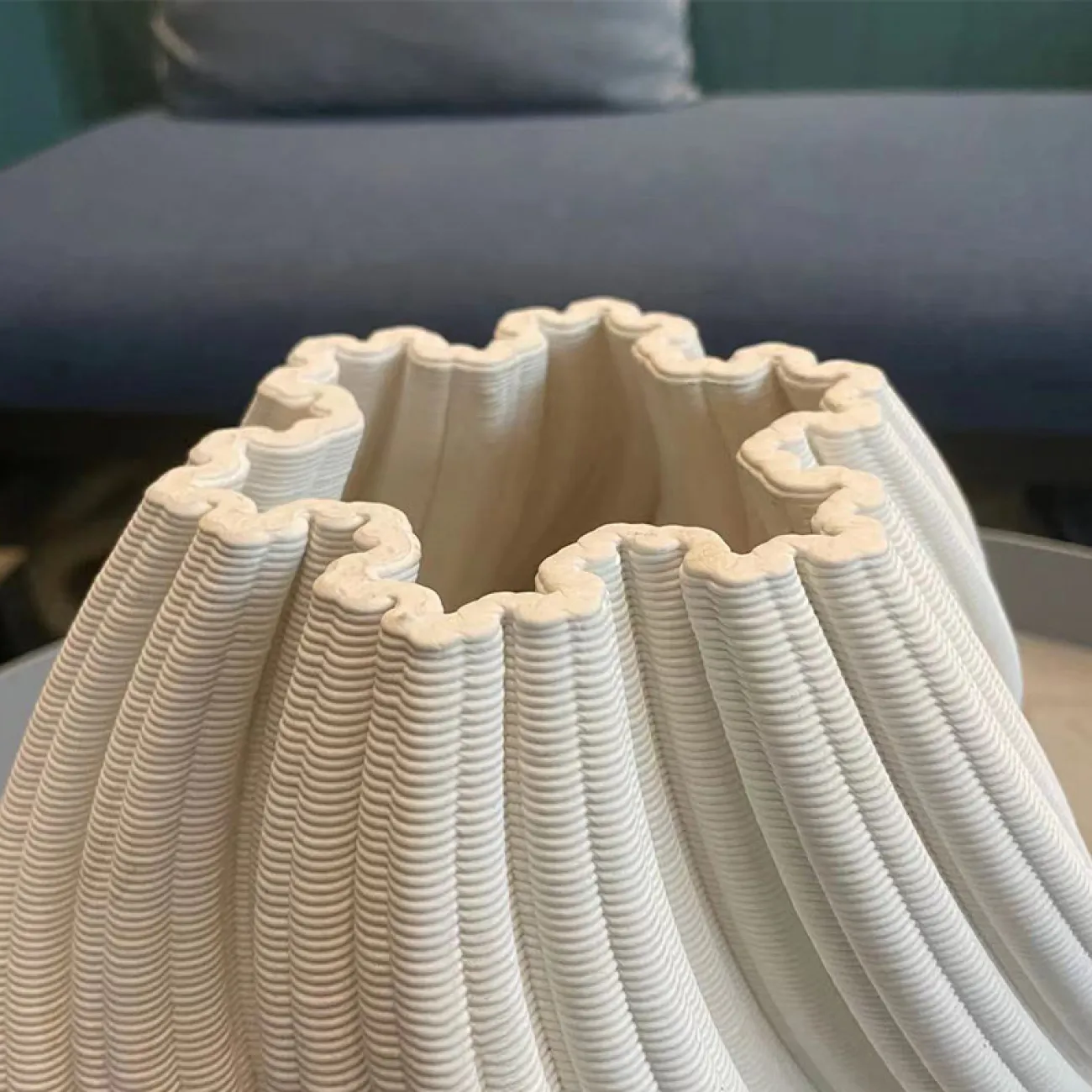 Керамическая 3D ваза LaLume DK_608939 D21