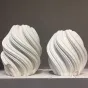 Керамическая 3D ваза LaLume DK_608939 D21