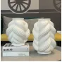 Керамическая ваза «Коса» LaLume DK_607703 H24