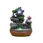Рокарий с дизайнерским ламинарным фонтаном с проточной водой и холодным туманом с подсветкой DF20430-23