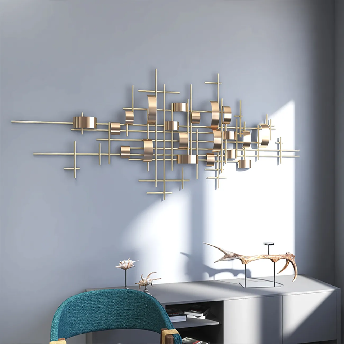 Современный настенный декор для гостиной LaLume DK20342-27