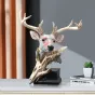 Современная скульптура головы оленя для гостиной LaLume DK20343-27