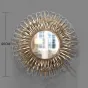 Современное настенное круглое зеркало для гостиной LaLume DK20344-27