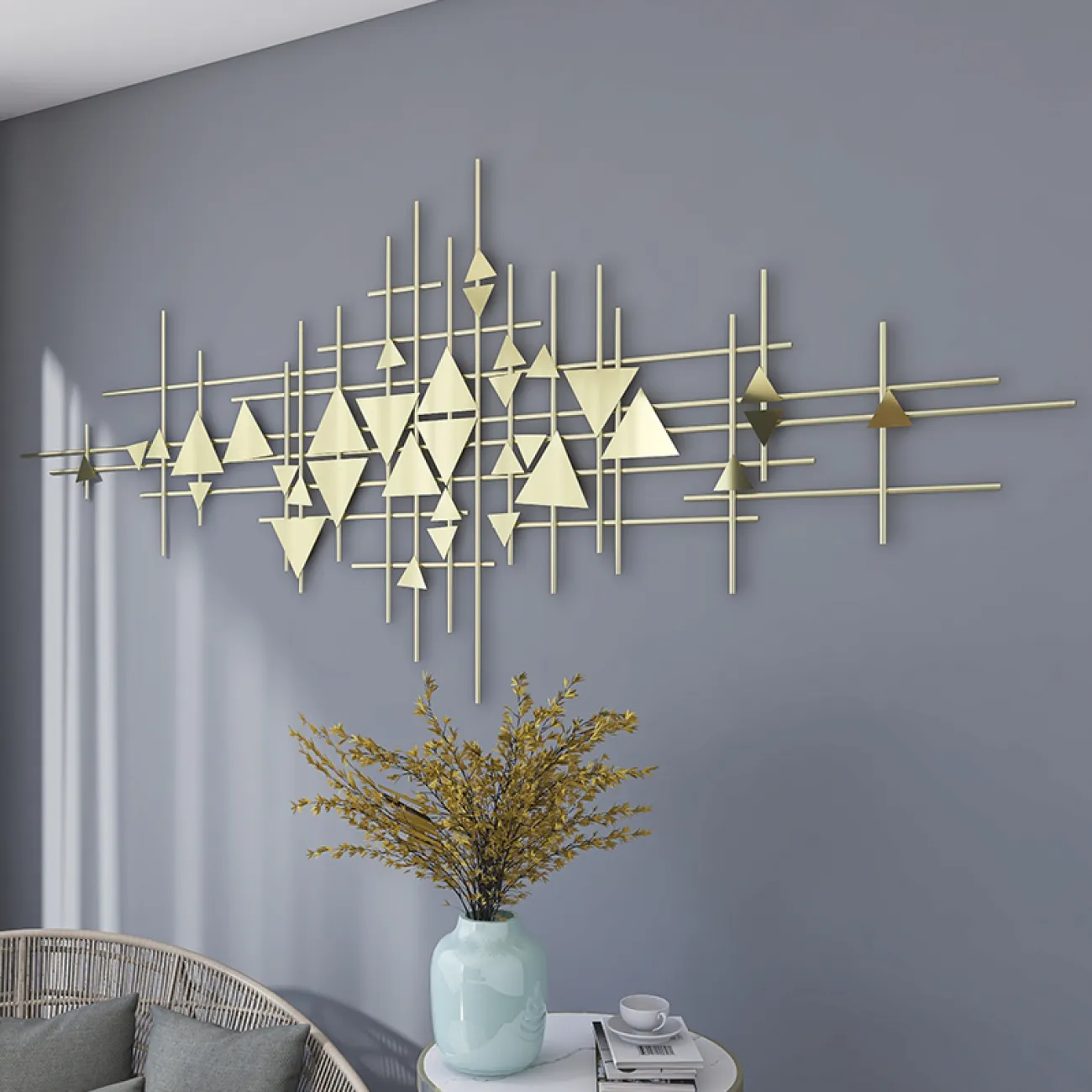 Современный настенный декор для гостиной LaLume DK20345-27 Современный настенный декор для гостиной LaLume DK20345-27