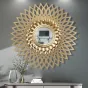 Современное настенное круглое зеркало для гостиной LaLume DK20348-27
