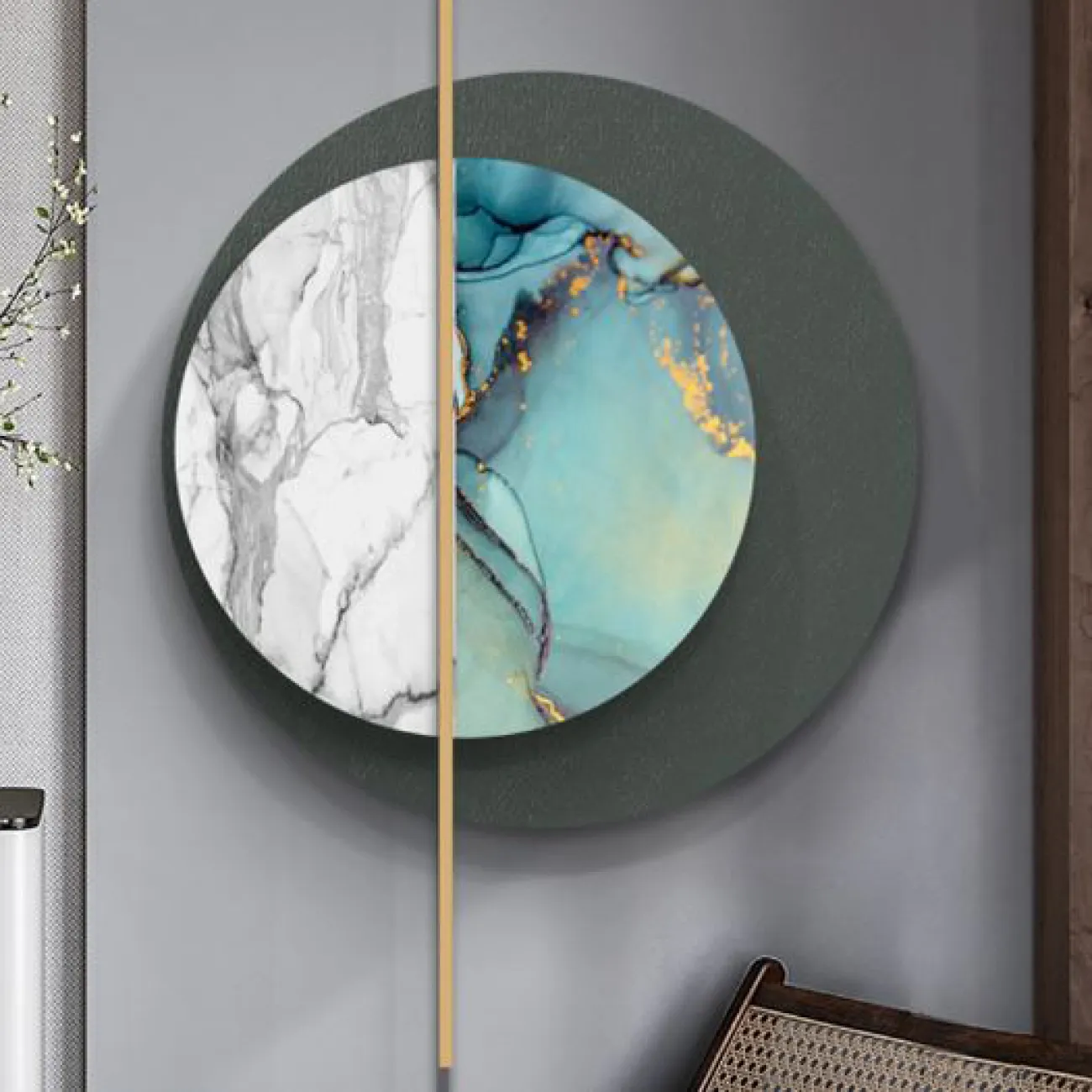 Современный настенный декор для гостиной LaLume DK20351-27