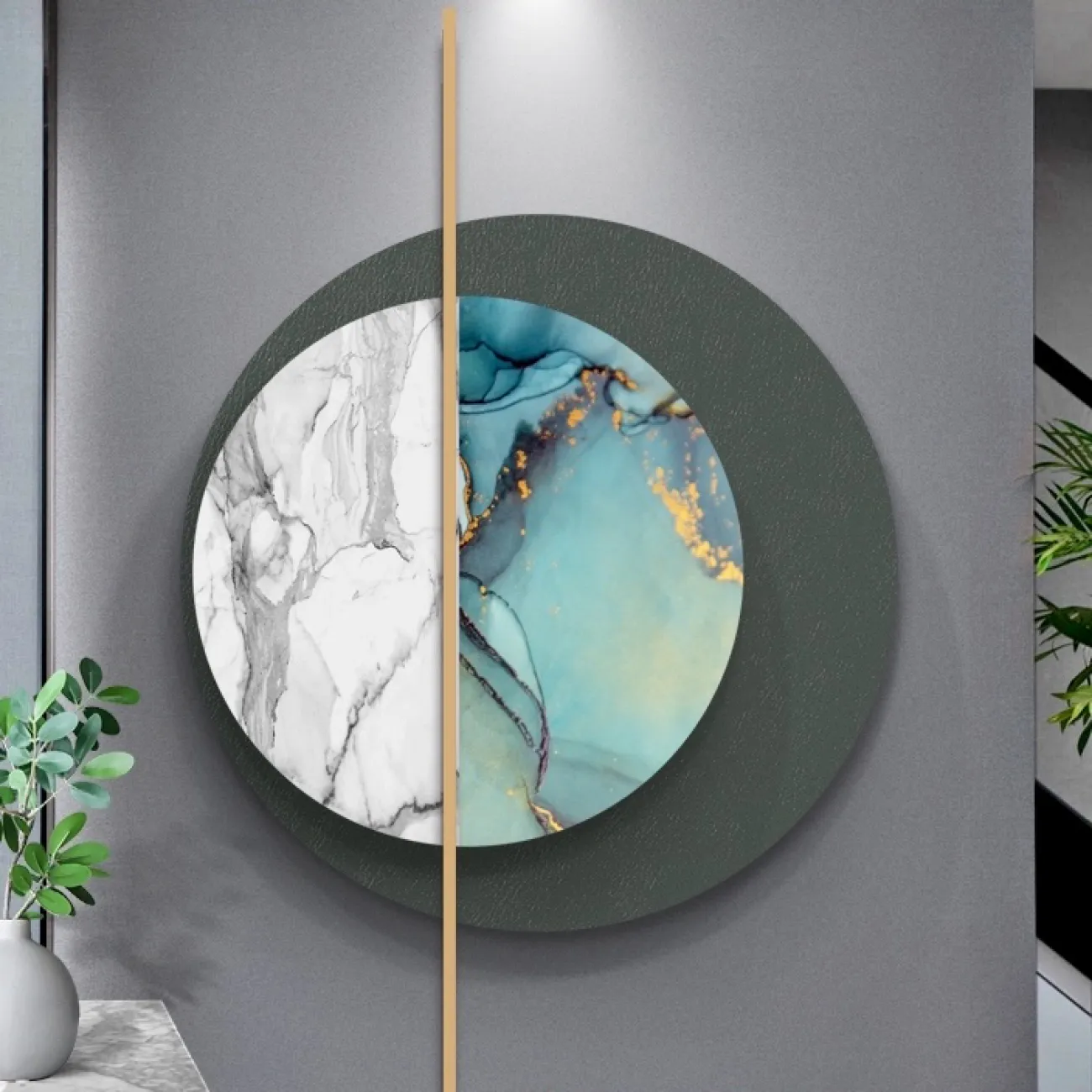 Современный настенный декор для гостиной LaLume DK20351-27