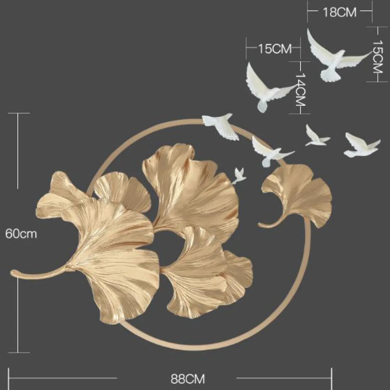 Современный настенный декор для гостиной LaLume DK20352-27 Современный настенный декор для гостиной LaLume DK20352-27