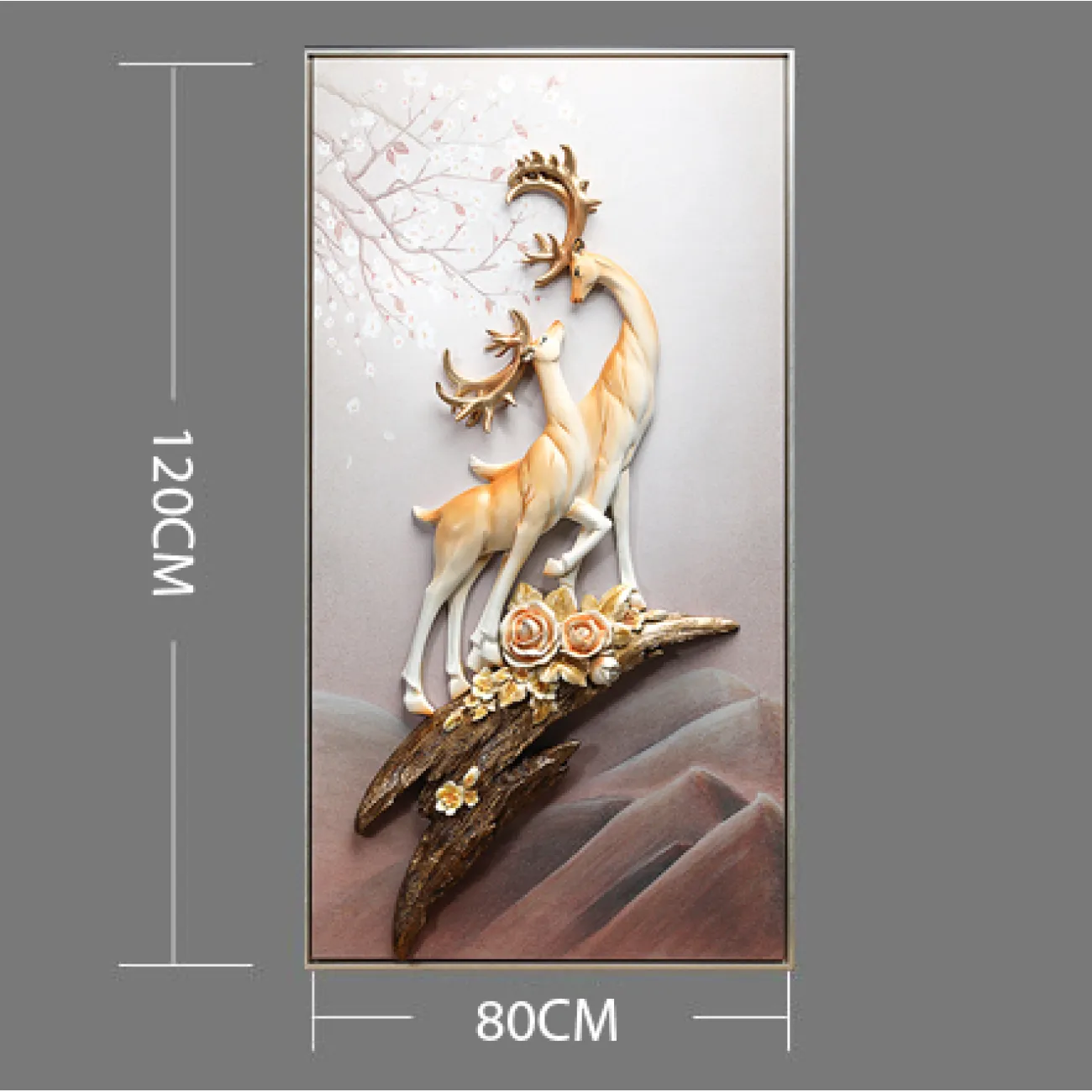 Современная настенная рельефная картина для гостиной LaLume DK20353-27 Современная настенная рельефная картина для гостиной LaLume DK20353-27