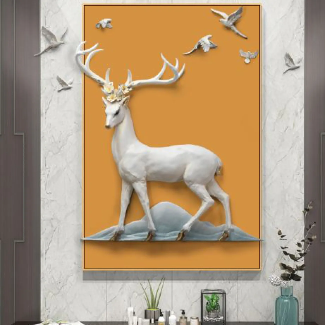 Современный настенный декор для гостиной LaLume DK20355-27 Современный настенный декор для гостиной LaLume DK20355-27