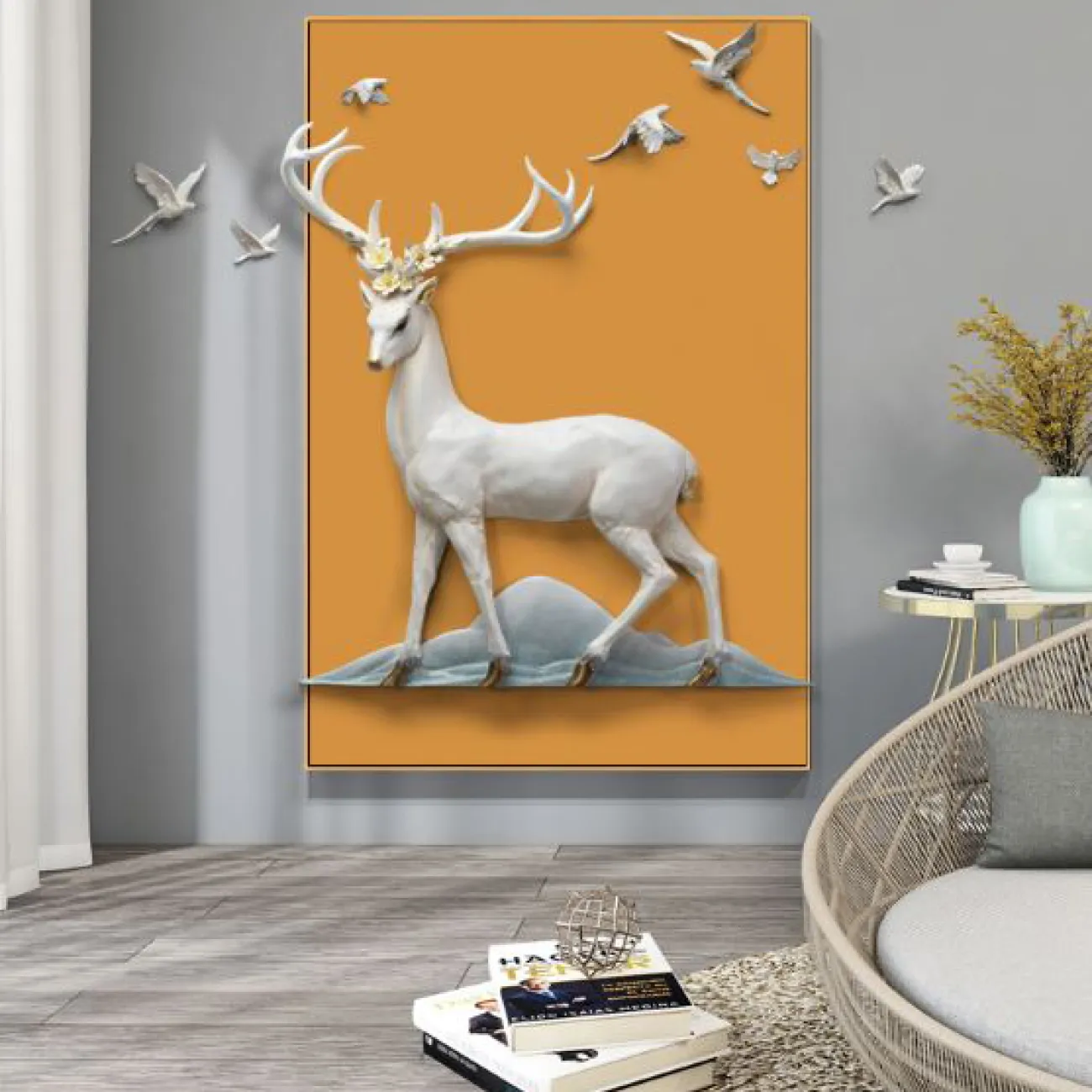 Современный настенный декор для гостиной LaLume DK20355-27 Современный настенный декор для гостиной LaLume DK20355-27