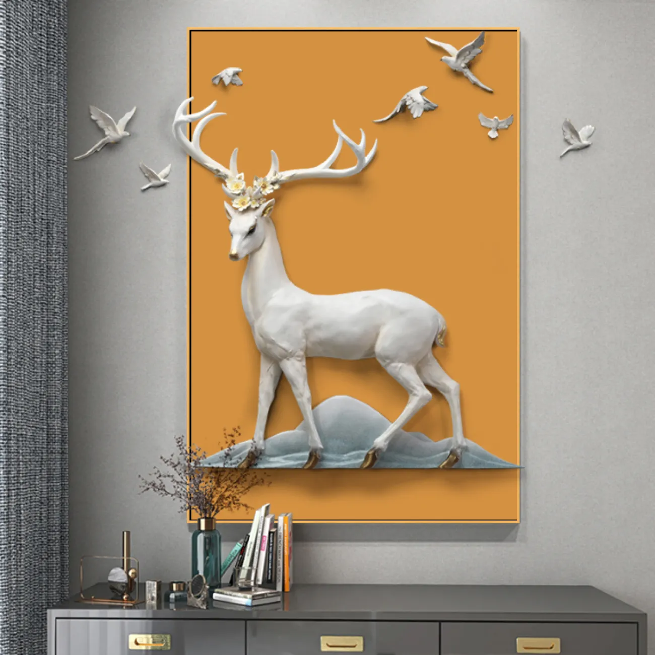 Современный настенный декор для гостиной LaLume DK20355-27 Современный настенный декор для гостиной LaLume DK20355-27