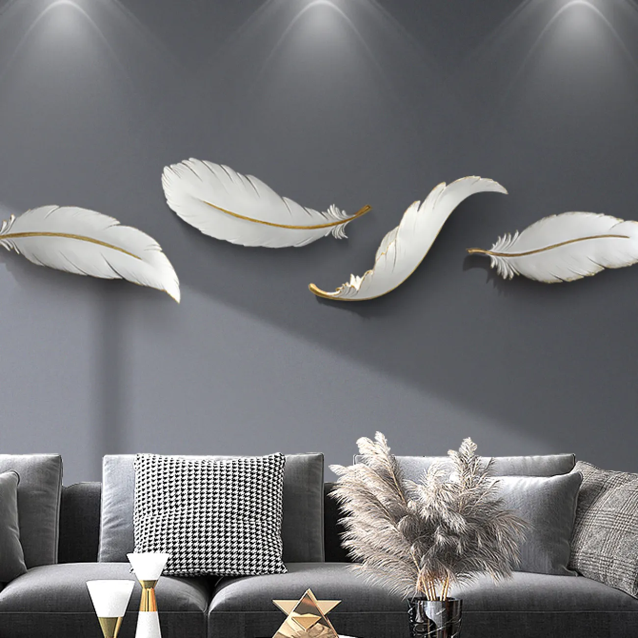 Современный настенный декор для гостиной LaLume DK20356-27