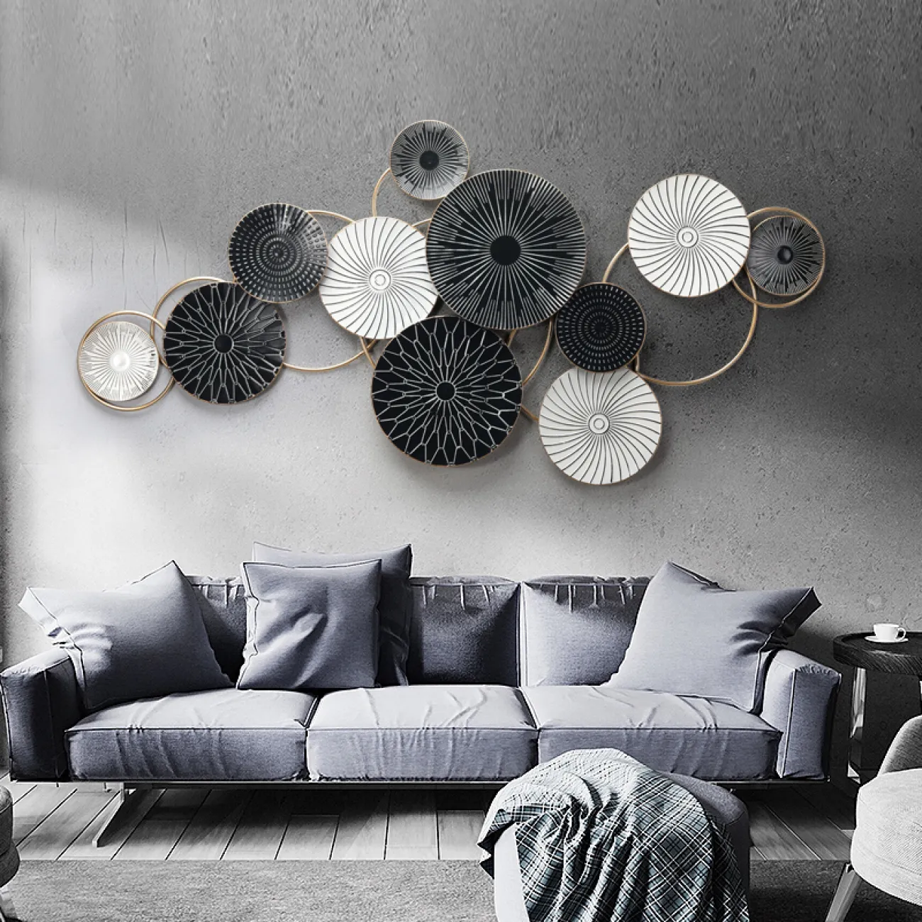 Современный настенный декор для гостиной LaLume DK20359-27