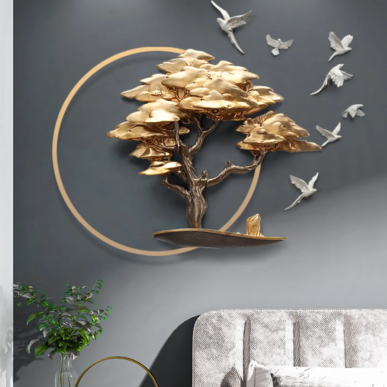 Современный настенный декор для гостиной LaLume DK20360-27 Современный настенный декор для гостиной LaLume DK20360-27