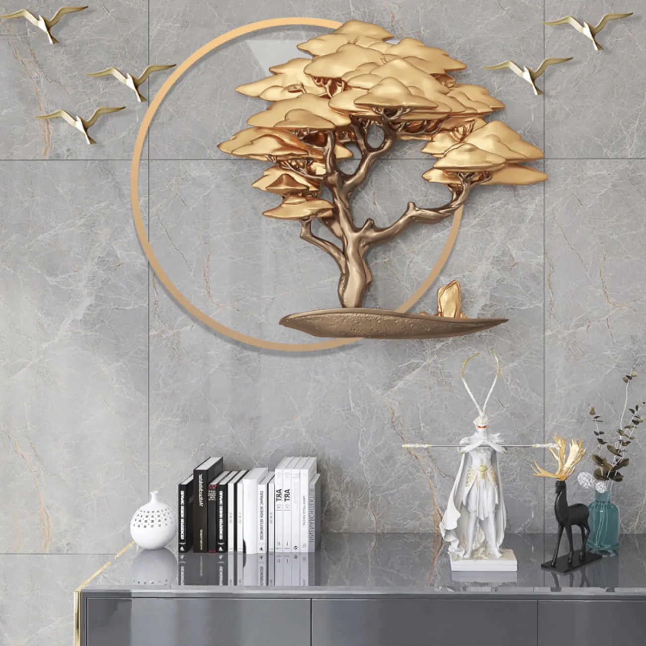 Современный настенный декор для гостиной LaLume DK20360-27 Современный настенный декор для гостиной LaLume DK20360-27