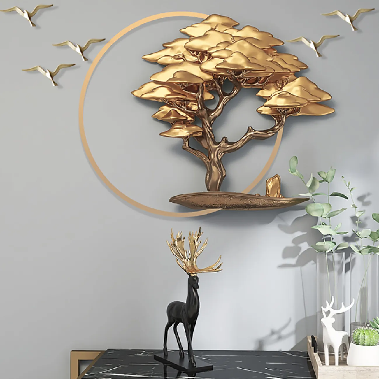 Современный настенный декор для гостиной LaLume DK20360-27 Современный настенный декор для гостиной LaLume DK20360-27