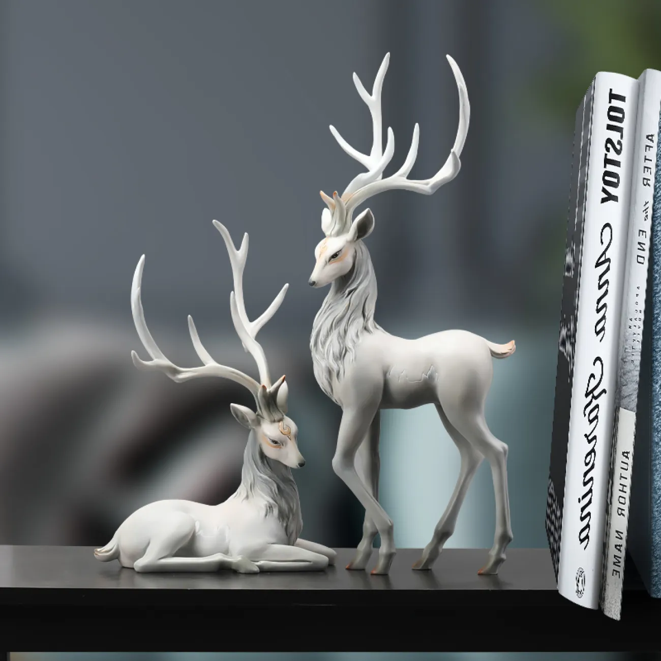 Роскошная скандинавская статуэтка оленя для гостиной LaLume DK20361-27