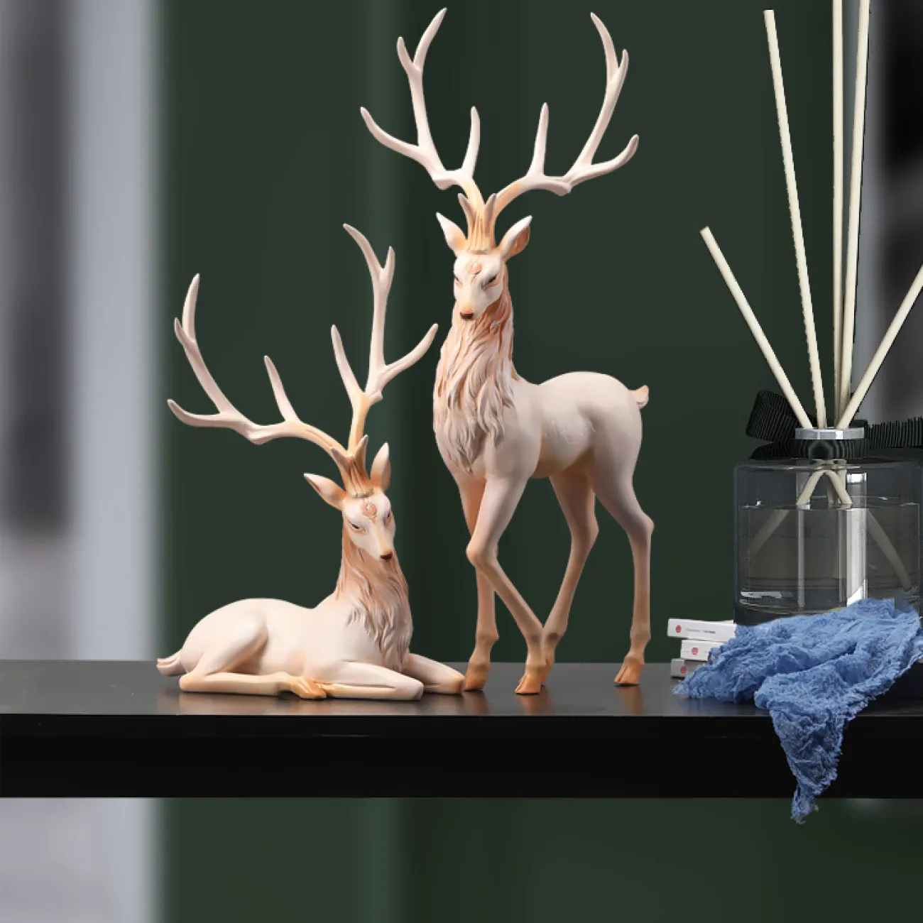 Роскошная скандинавская статуэтка оленя для гостиной LaLume DK20361-27