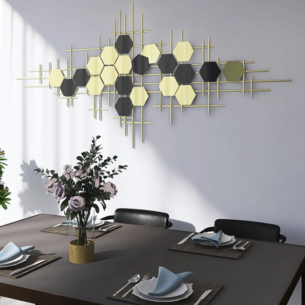 Современный настенный декор для гостиной LaLume DK20362-27