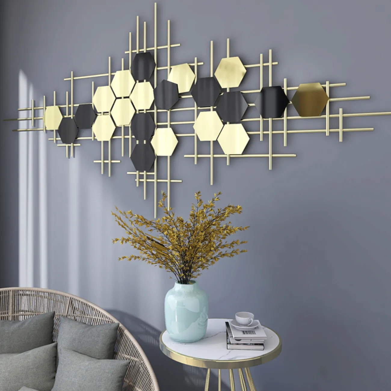 Современный настенный декор для гостиной LaLume DK20362-27