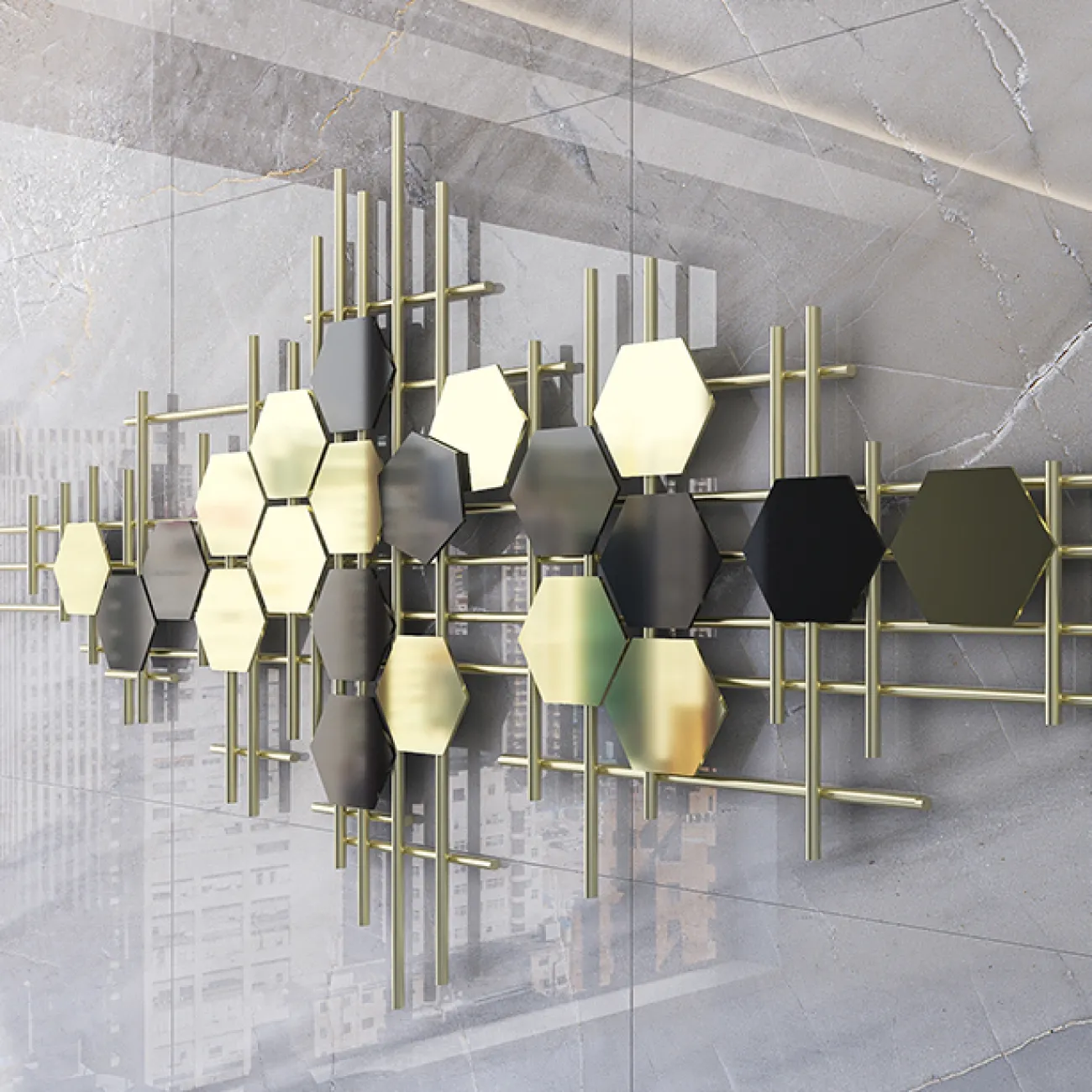 Современный настенный декор для гостиной LaLume DK20362-27