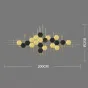 Современный настенный декор для гостиной LaLume DK20362-27