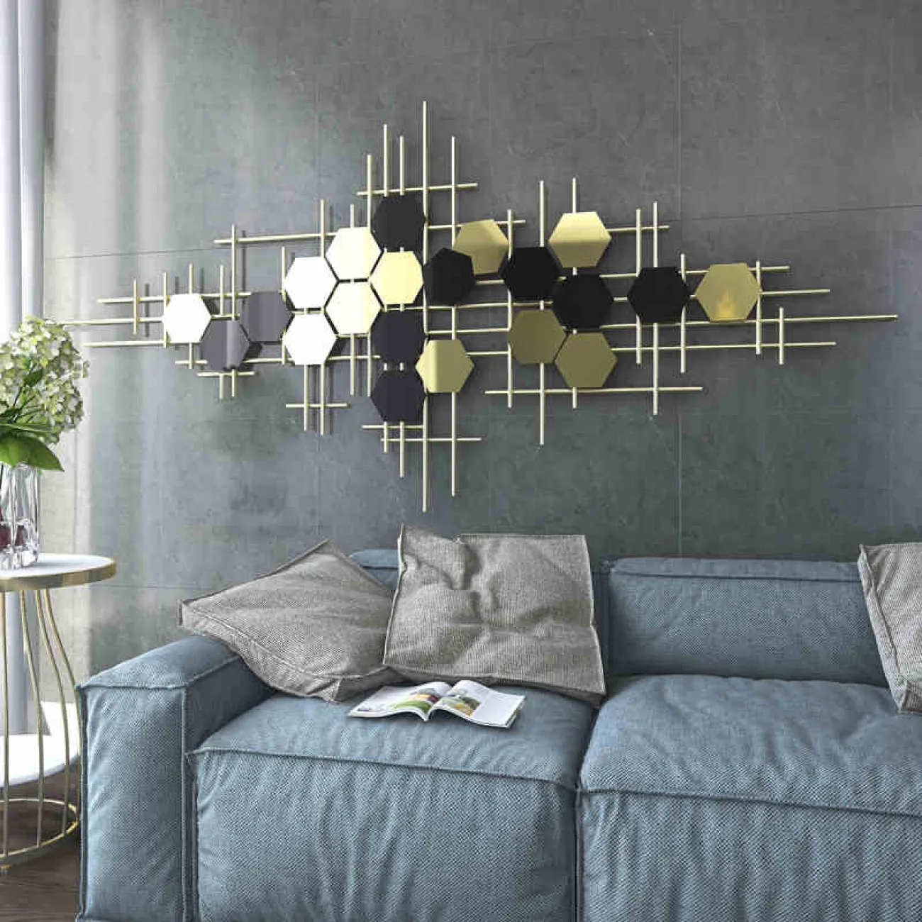 Современный настенный декор для гостиной LaLume DK20362-27