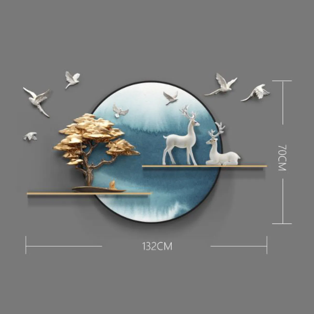 Современный настенный декор для гостиной LaLume DK20363-27