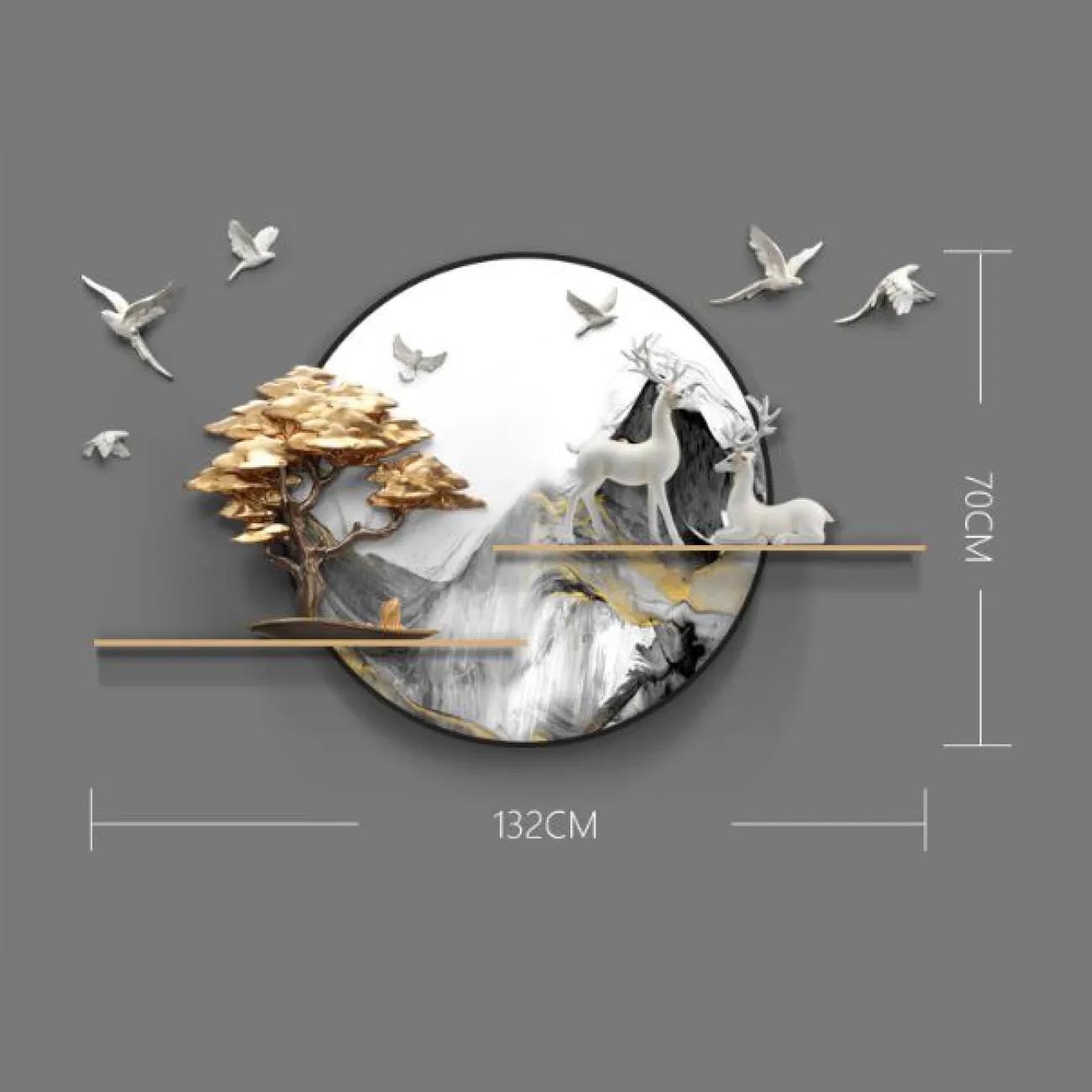 Современный настенный декор для гостиной LaLume DK20363-27