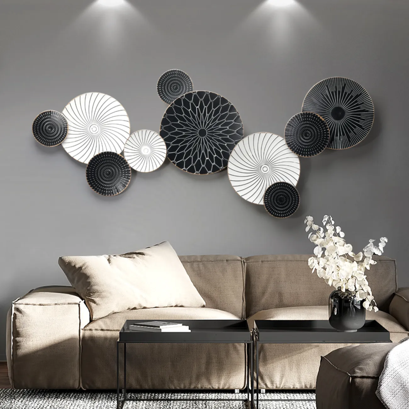 Современный настенный декор для гостиной LaLume DK20364-27