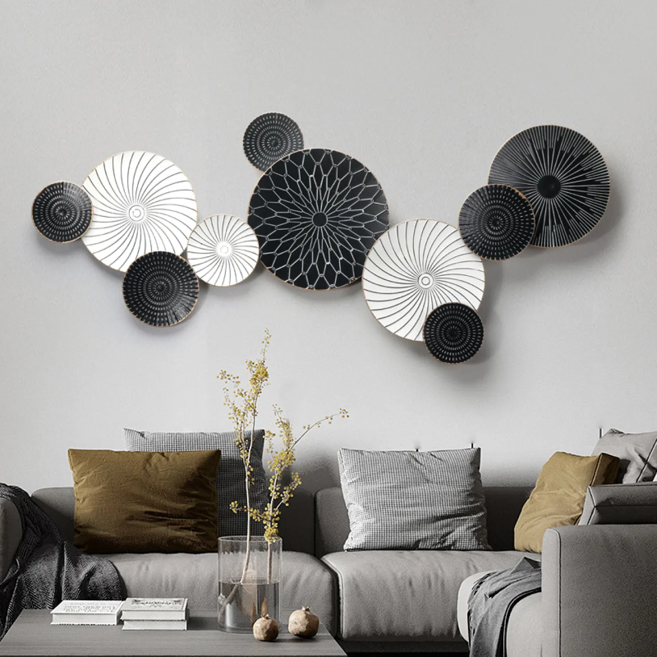 Современный настенный декор для гостиной LaLume DK20364-27