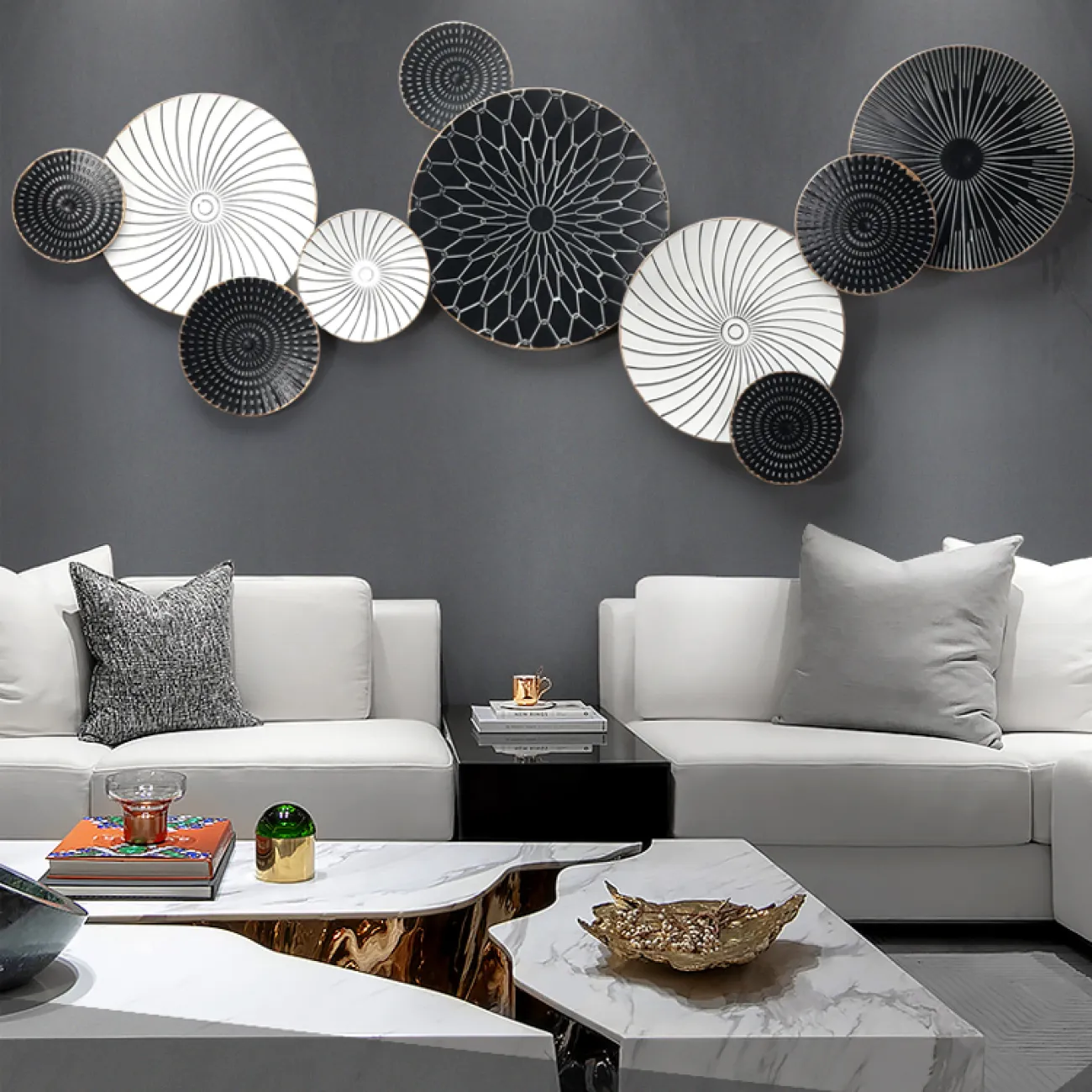 Современный настенный декор для гостиной LaLume DK20364-27