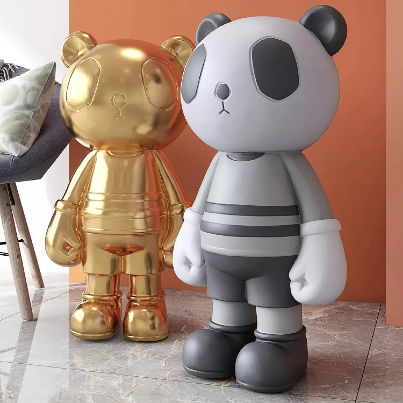 Современная роскошная статуэтка для гостиной LaLume DK20365-27 Современная роскошная статуэтка для гостиной LaLume DK20365-27