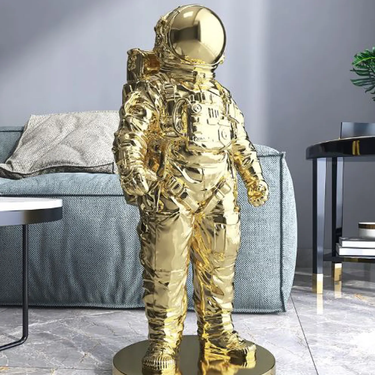 Роскошная скульптура космонавта для гостиной LaLume DK20376-27