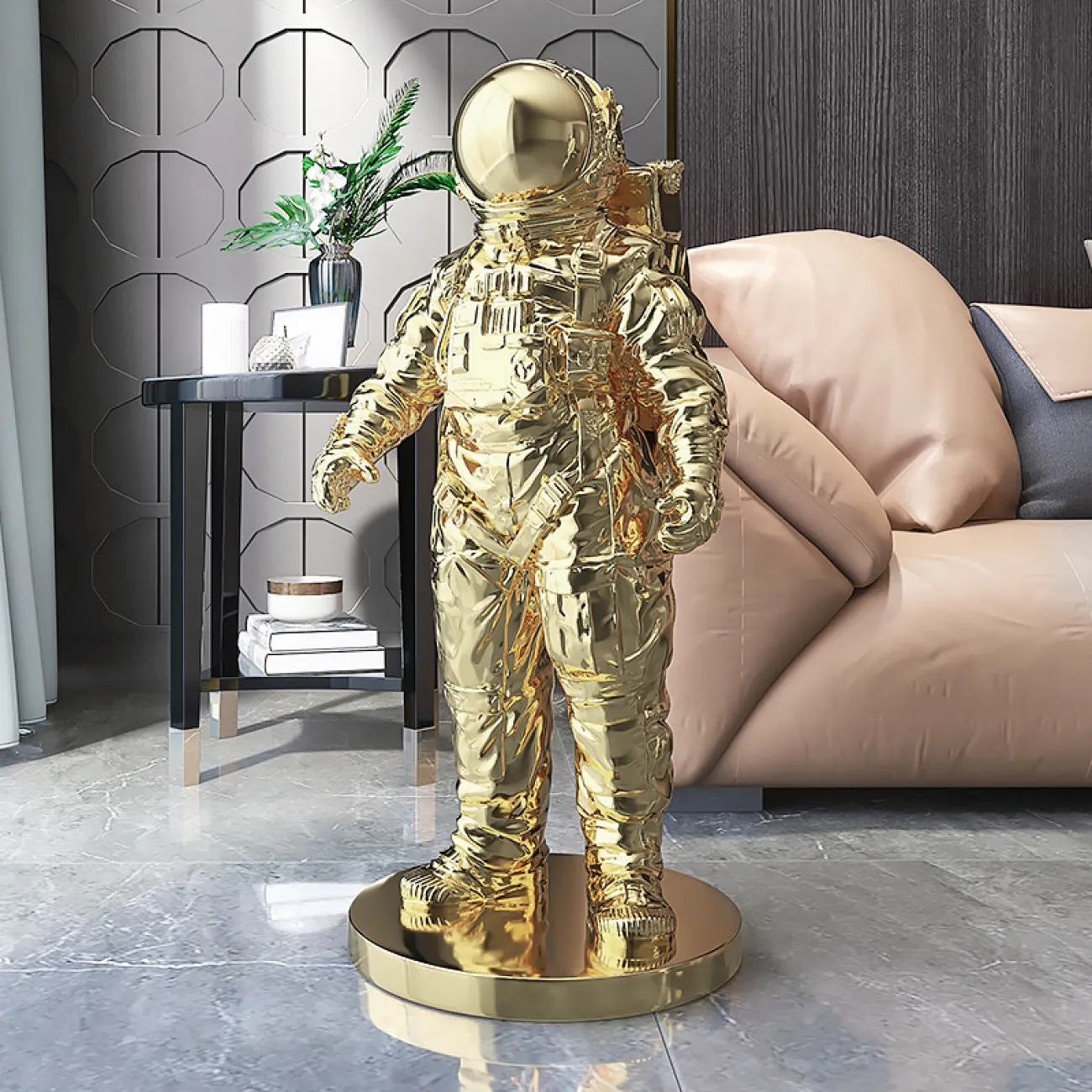 Роскошная скульптура космонавта для гостиной LaLume DK20376-27