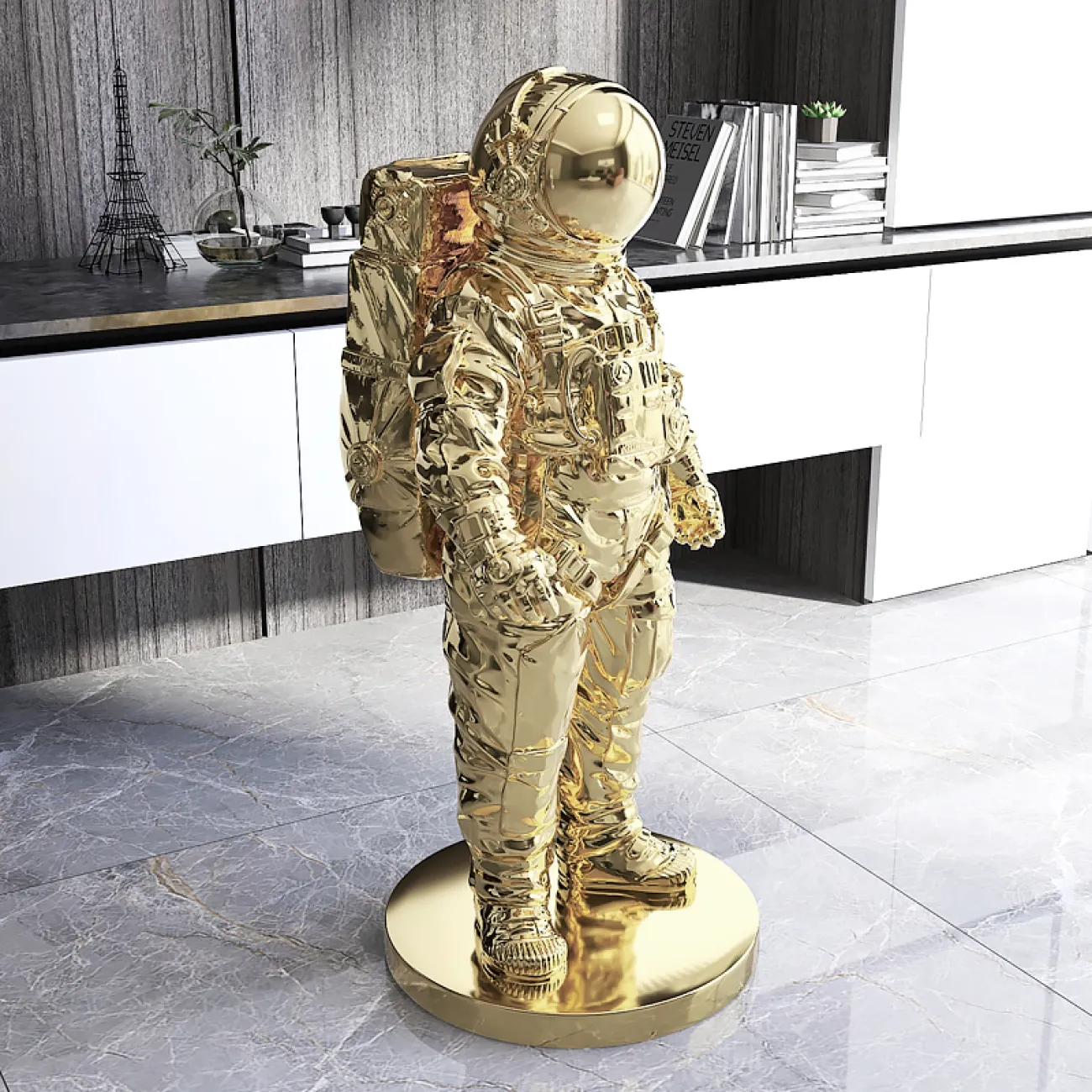Роскошная скульптура космонавта для гостиной LaLume DK20376-27