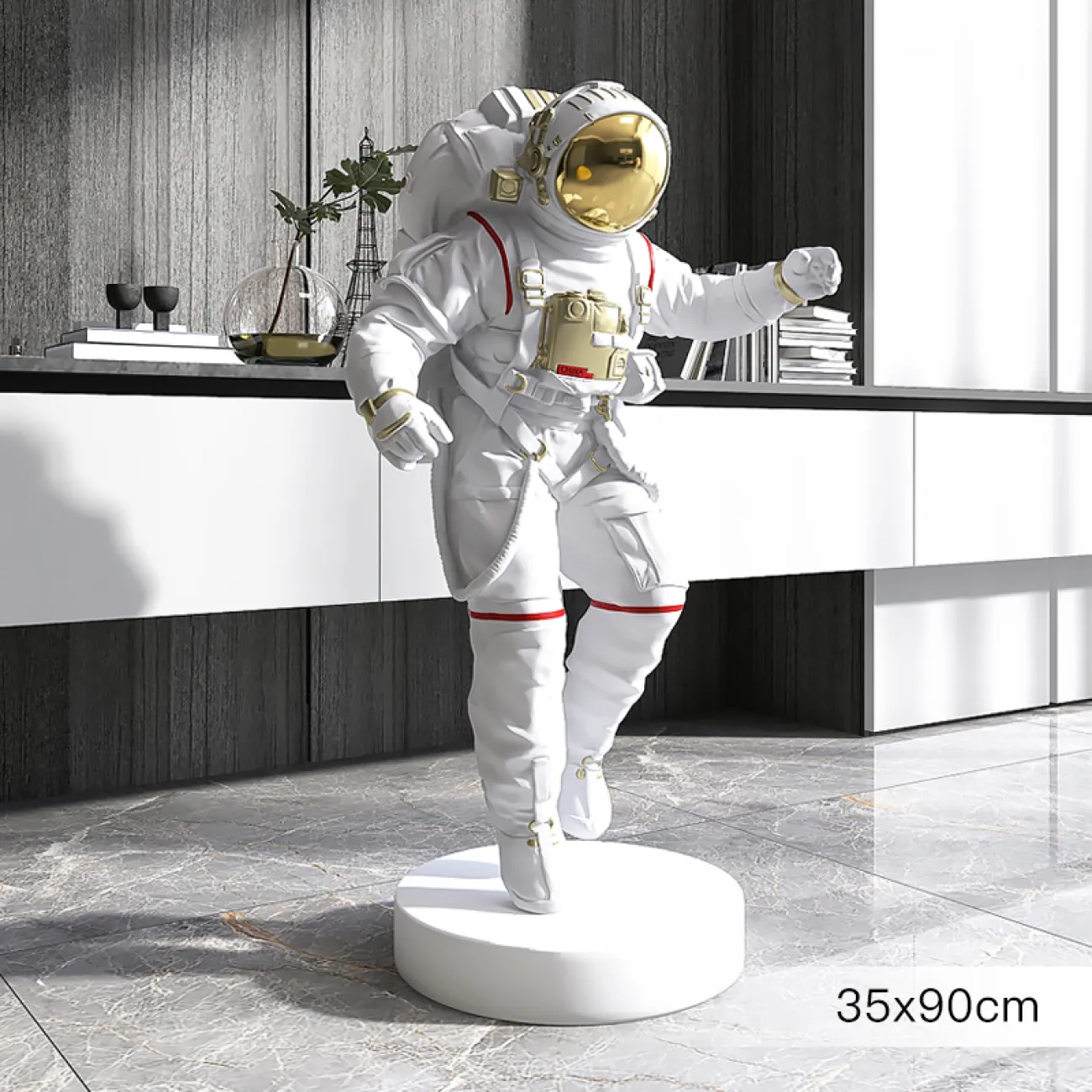 Роскошная скульптура космонавта для гостиной LaLume DK20376-27