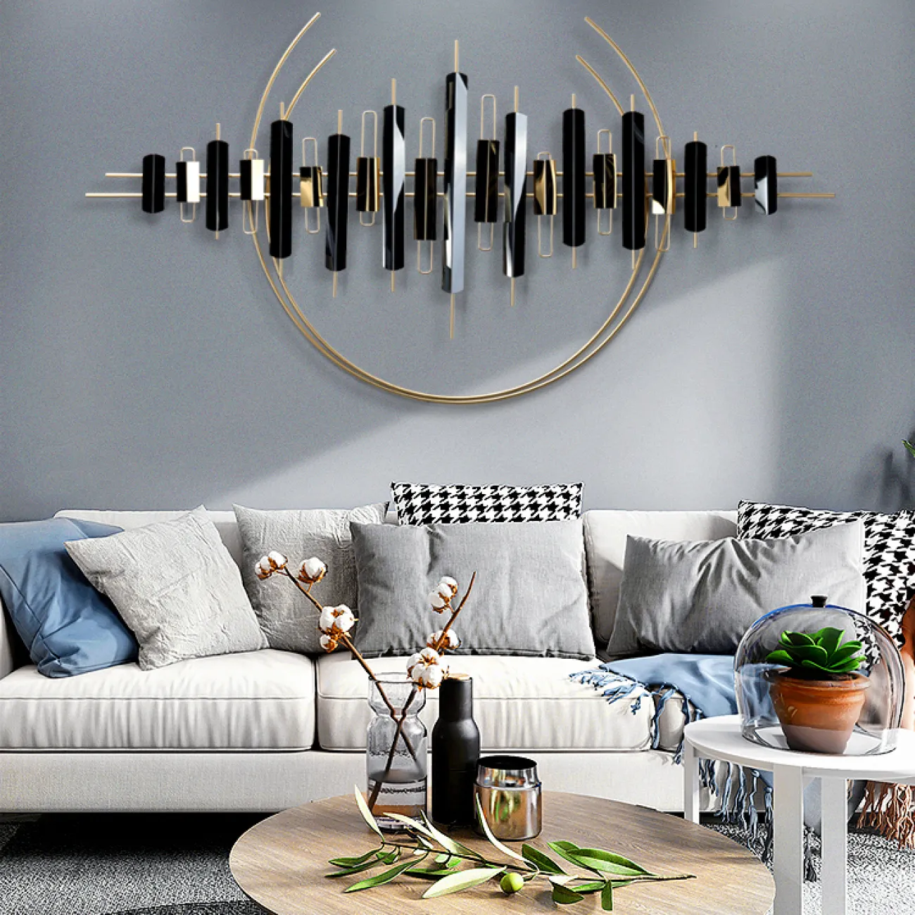 Современный настенный декор для гостиной LaLume DK20377-27 Современный настенный декор для гостиной LaLume DK20377-27