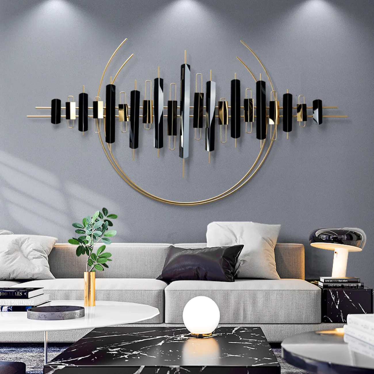 Современный настенный декор для гостиной LaLume DK20377-27 Современный настенный декор для гостиной LaLume DK20377-27