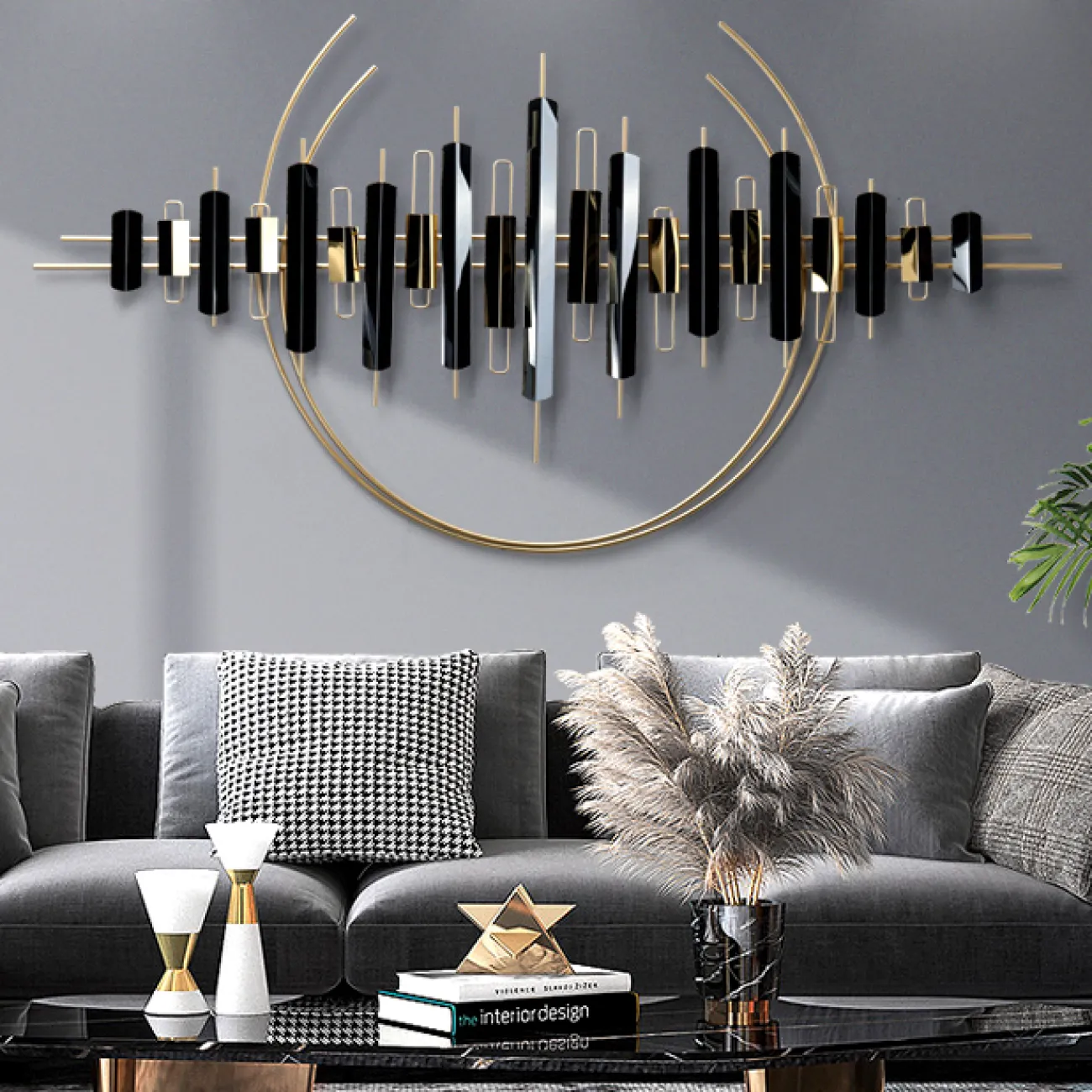 Современный настенный декор для гостиной LaLume DK20377-27 Современный настенный декор для гостиной LaLume DK20377-27