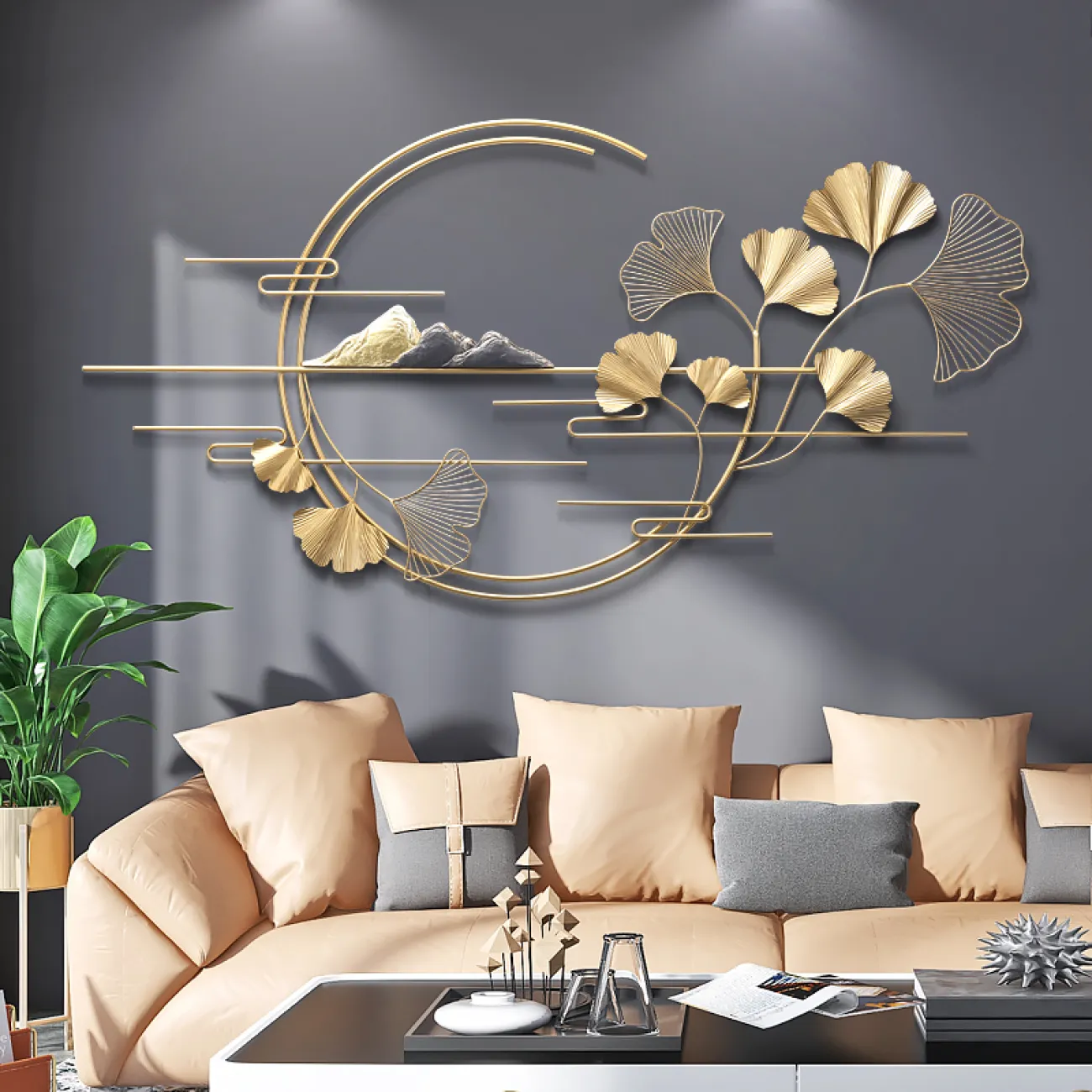 Современный настенный декор для гостиной LaLume DK20380-27