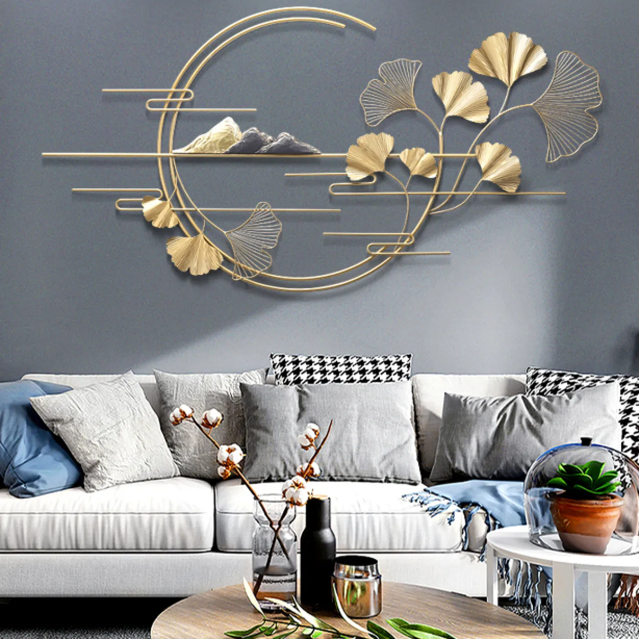 Современный настенный декор для гостиной LaLume DK20380-27